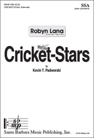 Cricket-Stars SSA choral sheet music cover Thumbnail